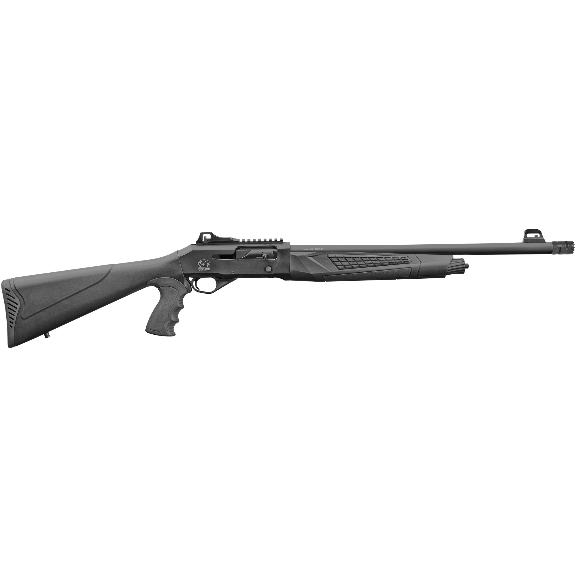 Charles Daly 601 Tactical Full Size, 12GA, 18.5in. Barrel, 4rd, Pistol Grip - Black (930229)
