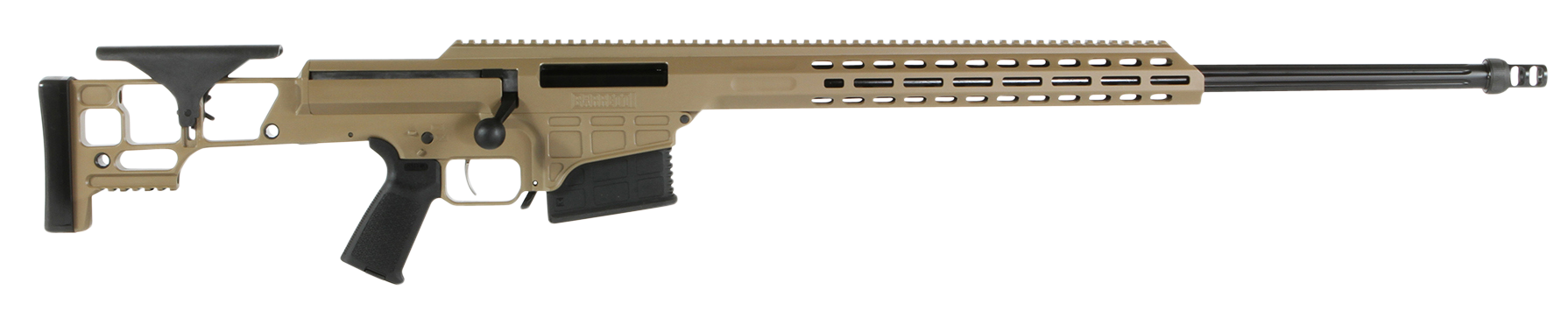 Barrett 18503 MRAD  338 Lapua Mag 26" 10+1 Flat Dark Earth Cerakote Flat Dark Earth Fixed Adjustable Comb Stock Black Polymer Grip Right Hand