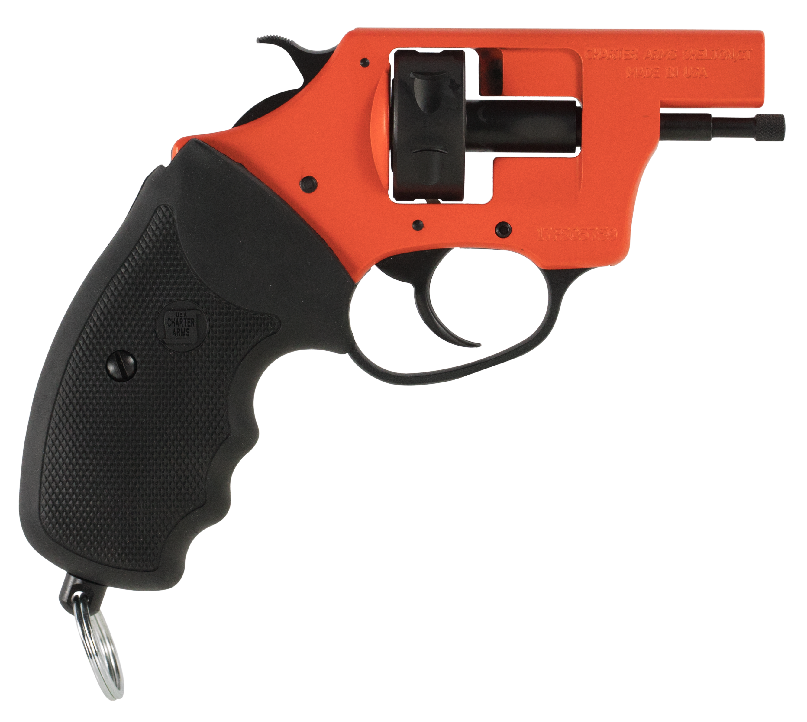 Charter Arms Pro 209 209 Primers 6 Rounds Orange Cerakote Aluminum Frame