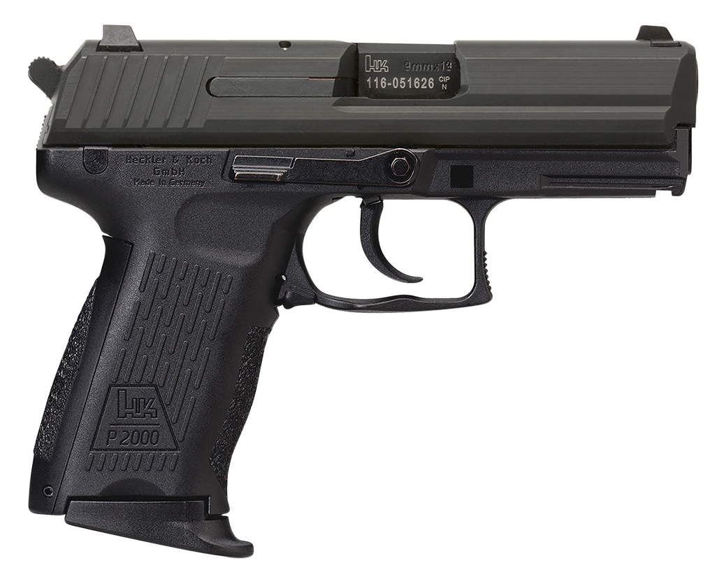 Heckler & Koch P2000 V3 9mm Luger 3.66in 10 Rounds Matte Finish