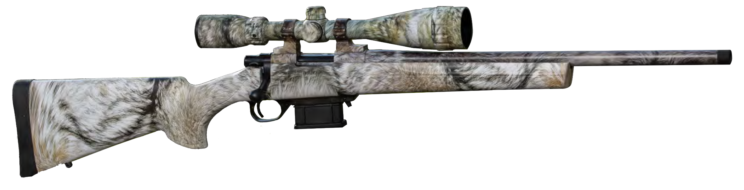 Howa HMA70722FY M1500 Mini Action Full Size 7.62x39mm 5+1 20" Yote Heavy Barrel, Yote Drilled & Tapped Steel Receiver, Yote Fixed HTI Synthetic Stock, Nikko Stirling GamePro 4-12x40mm