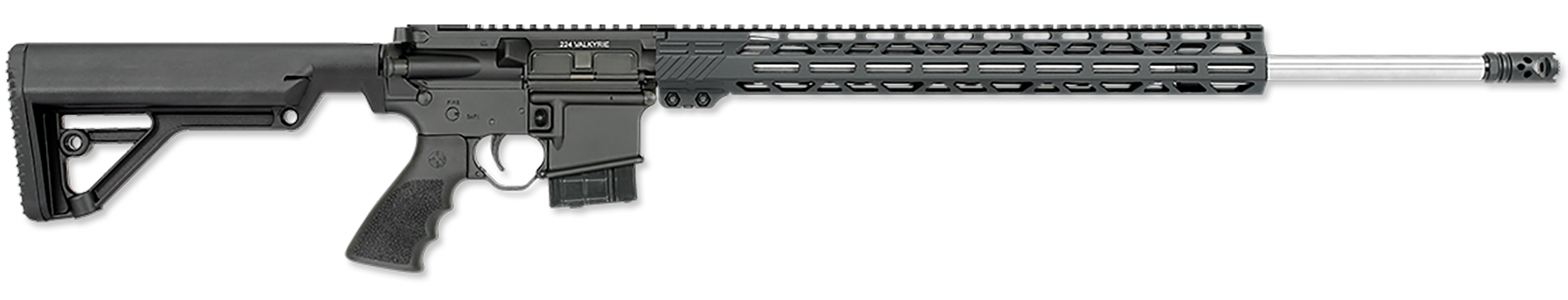 Rock River Arms 224V1582 LAR-15M  224 Valkyrie 10+1 24" Stainless Threaded Barrel, Black Picatinny Rail, 17" M-LOK Handguard, Black Synthetic Magpul SL-K Stock, Black Polymer Grip