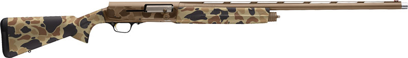 Browning A5 Wicked Wing 12 Gauge 26 Inch 4 Rounds Burnt Bronze Cerakote Vintage Tan Camo