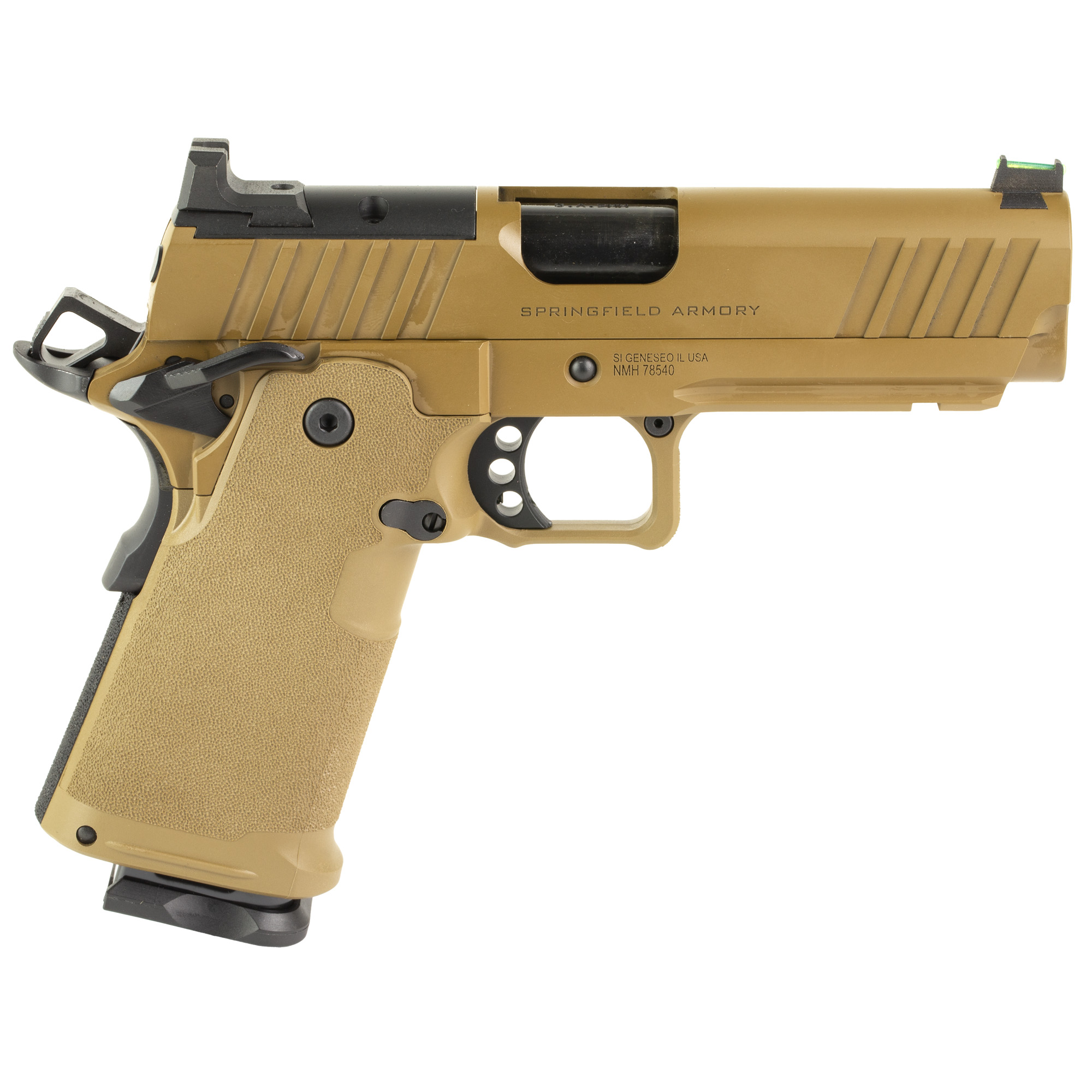 Springfield Armory PH9117AOSCBLC 1911 DS Prodigy 9mm 10+1 4.25" Coyote Brown Cerakote Optic Ready Carbon Steel Slide Polymer Grip
