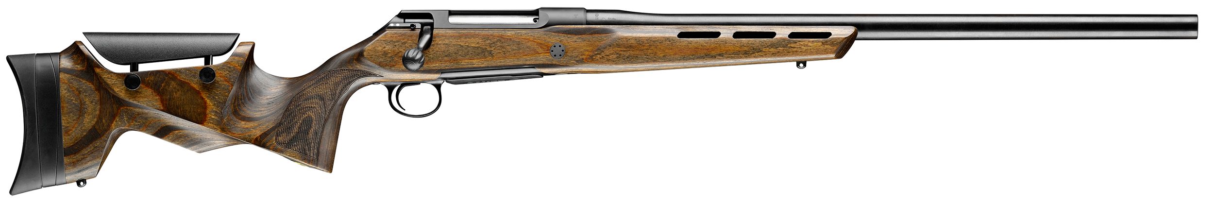 Sauer S1FA65C 100 Fieldshoot 6.5 Creedmoor Caliber with 5+1 Capacity, 24" Barrel, Matte Blued Metal Finish & Oil Wood Fixed with Adjustable Cheek Piece Stock (Full Size)
