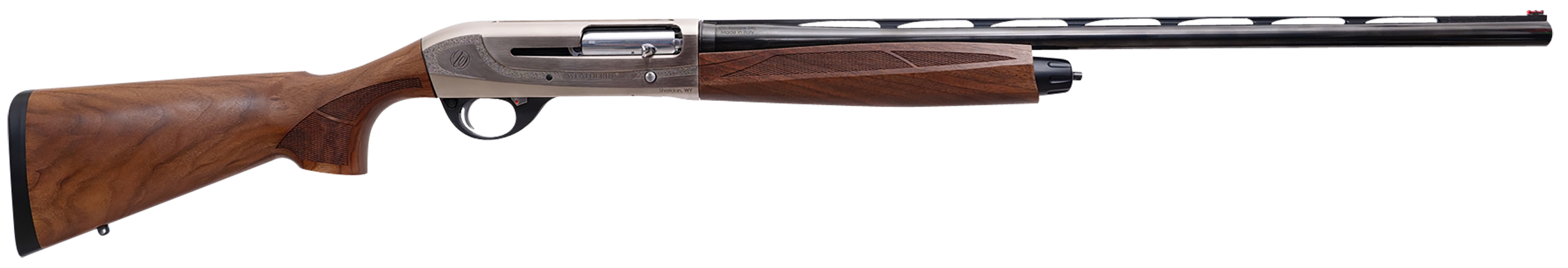 Weatherby 18i Deluxe 20 Gauge 28 Inch 4+1 Engraved Nickel Walnut