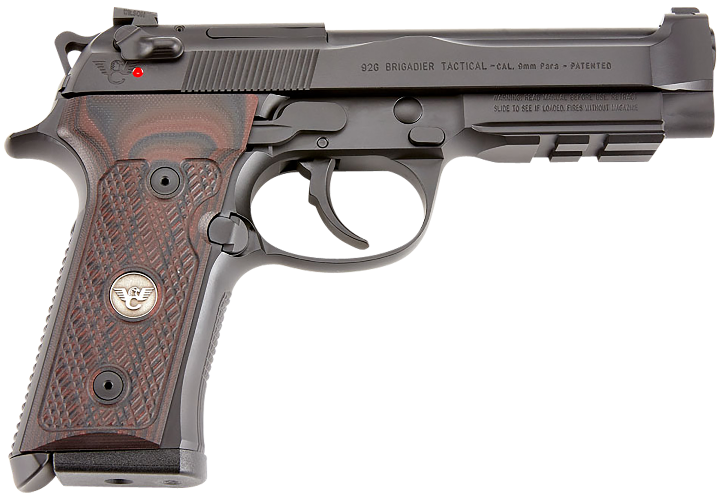 Wilson Combat BER92VT9 9mm Luger 4.70" 15+1 G10 Grip Steel Finish