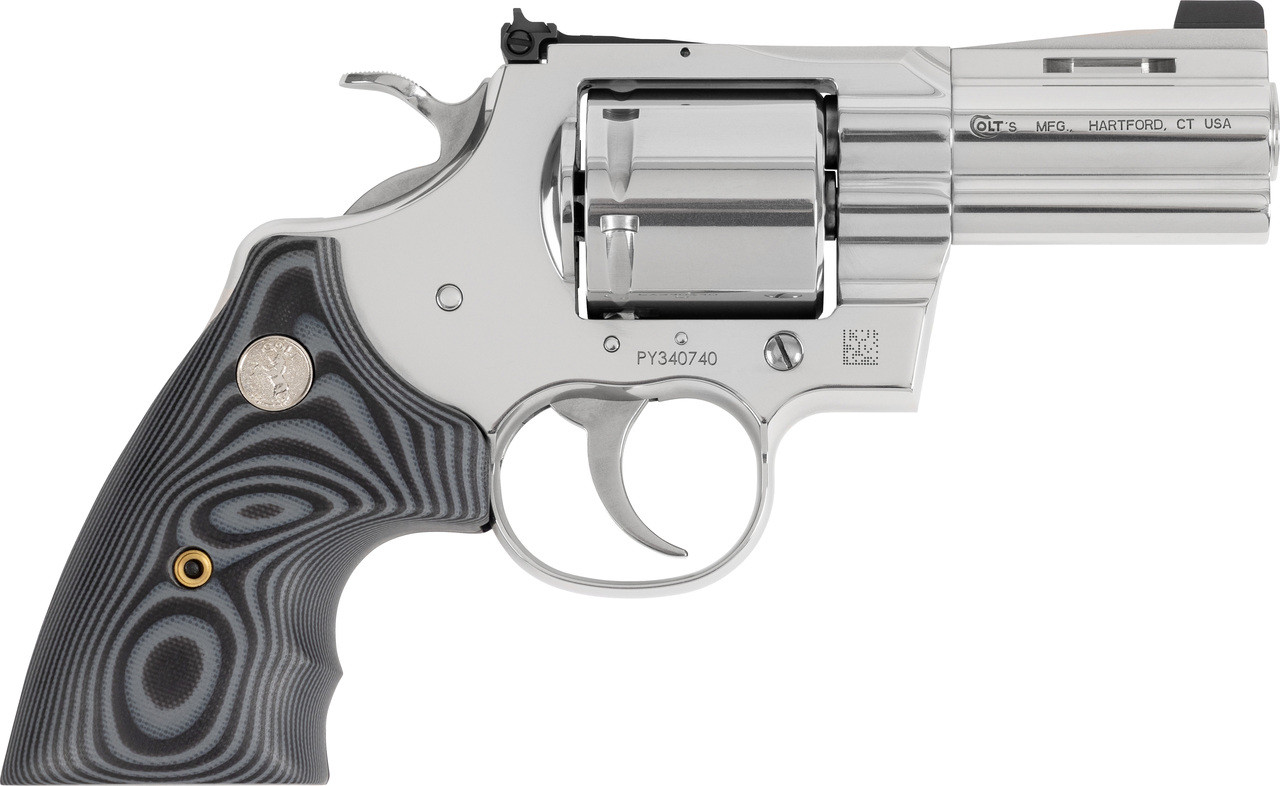 Colt Python Combat Elite .357 Magnum 3 in 6 Round Stainless G10 Grips