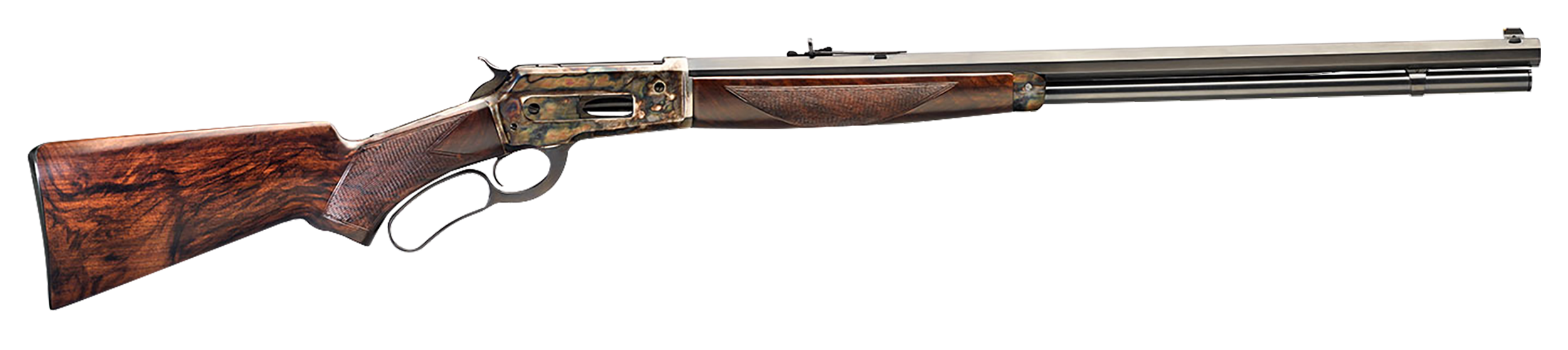 Davide Pedersoli 010S738457 1886 Sporting Full Size 45-70 Gov 8+1 26" Blued Octagon Steel Barrel, Blued Steel Receiver, Walnut Fixed Stock,