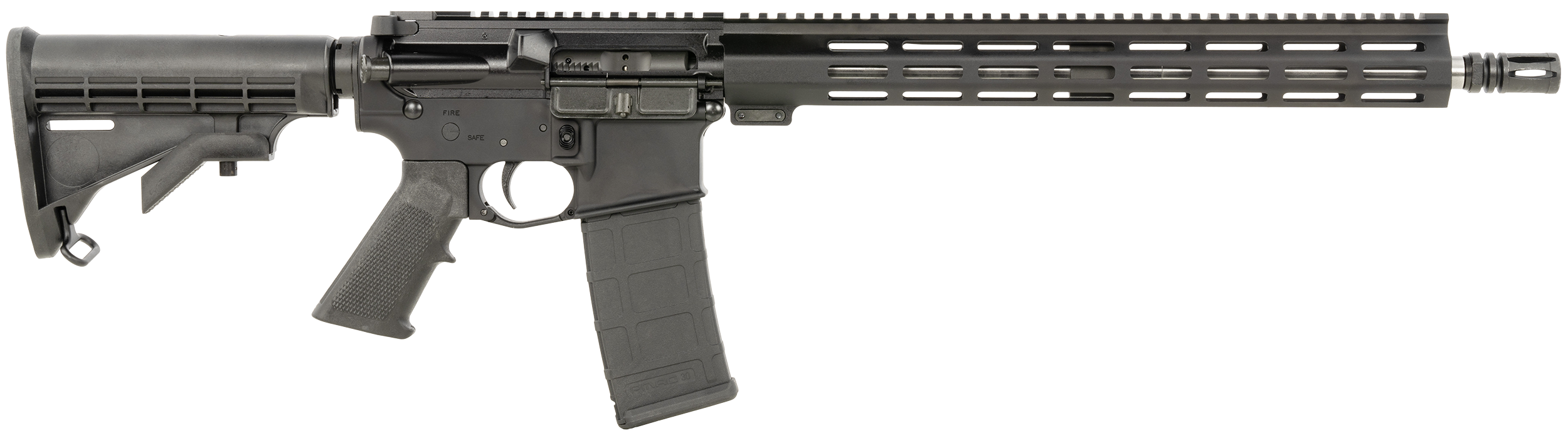 Del-Ton Inc ORFTMCS16M Echo 316M 5.56x45mm NATO 30+1 16" 7075-T6 Aluminum Receiver 15" MLOK Free Float Handguard 5 Position M4