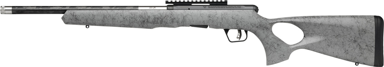 Savage B22 TimberLite 22 LR 18 in 10 rd Grey Stock/Webbing