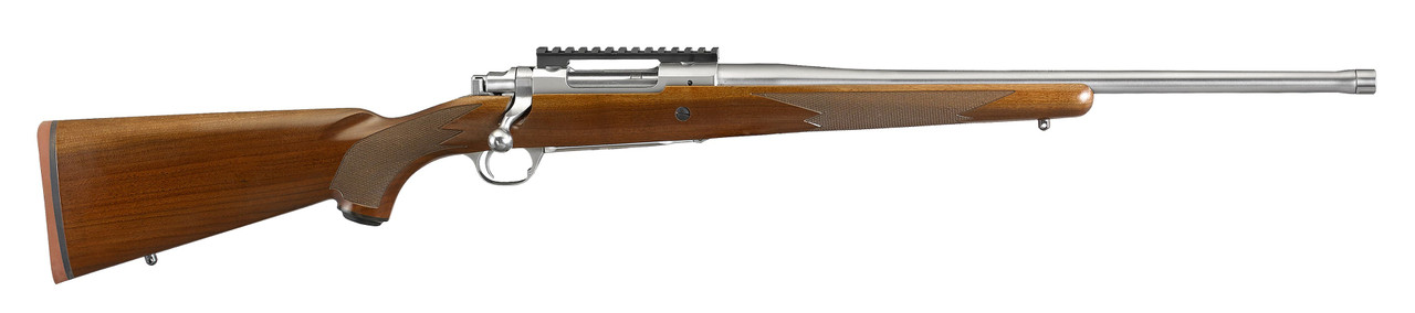 Ruger Hawkeye Hunter 7mm Remington Magnum 24in 3+1 Satin Stainless Walnut