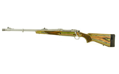 Ruger Hawkeye Guide Gun 375 Ruger 20 inch 3+1 Stainless Green Left Hand