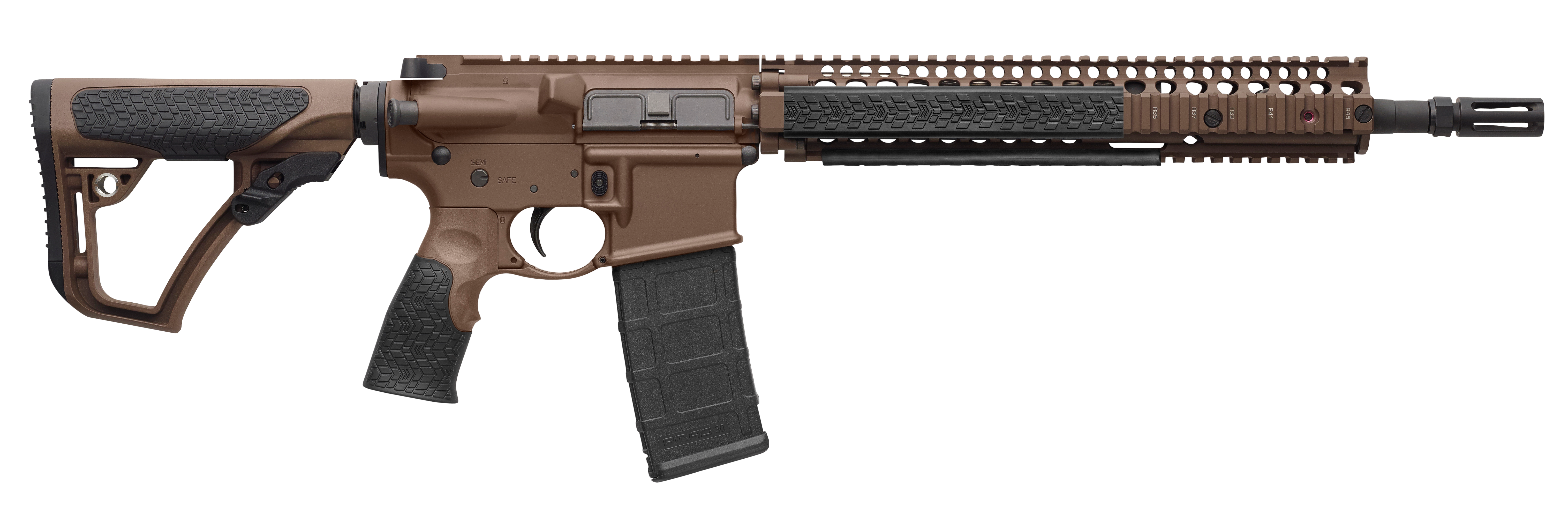 Daniel Defense Ddm4 M4A1 5.56x45mm NATO 14.5in 10rd Mil Spec Brown Cerakote