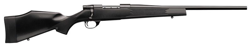 Weatherby Vanguard Synthetic Compact Rifle 308 Win 20 Inch 5 Rounds Blue Grey Accents