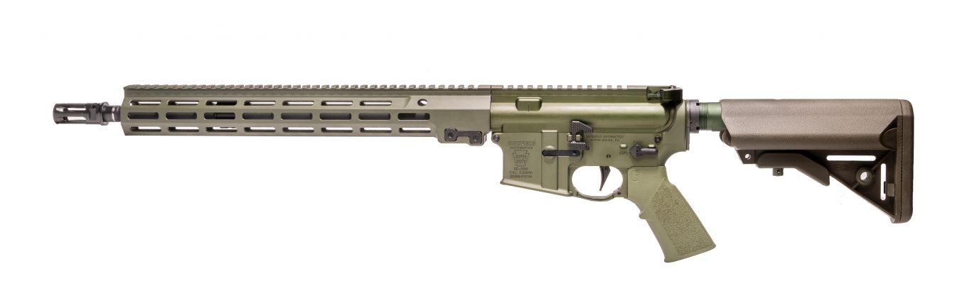Geissele Super Duty AR 5.56x45mm NATO 16 in 30 Rounds OD Green