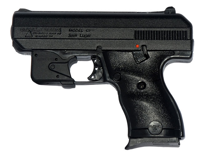 Hi-Point C9 9mm 3.5" Barrel 8 Rounds Polymer Finish LaserLyte Trigger Guard Mount