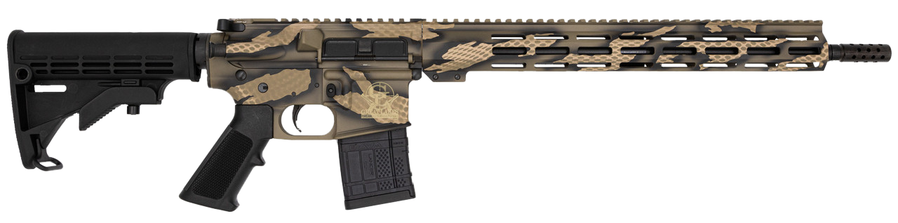 Great Lakes Firearms AR-15 5.56x45mm NATO 16" 30rd Serpent Tan Camo