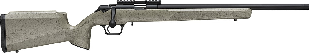 Springfield Armory BART92022TBW Model 2020 Rimfire Target 22 LR 10+1 20" Matte Blued Heavy Threaded Barrel, Matte Blued Picatinny Rail Steel Receiver, Fixed Sage w/Black Webbing Synthetic Stock
