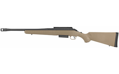 Ruger American Ranch 450 Bushmaster 16.12 in 3+1 Flat Dark Earth Threaded Barrel