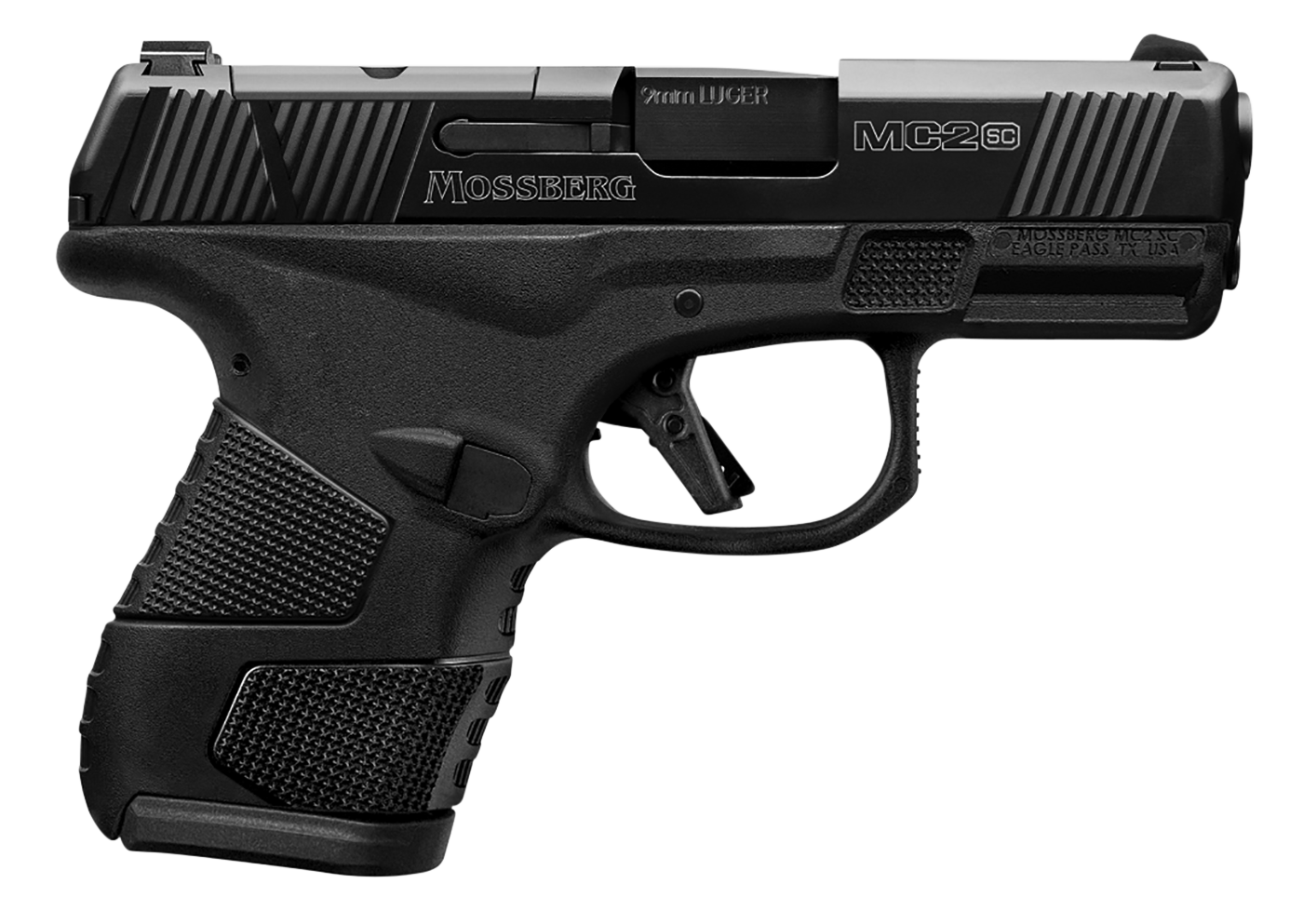 Mossberg MC2sc 9mm Luger 3.4 in 10 Rounds Matte Finish Optic Cut