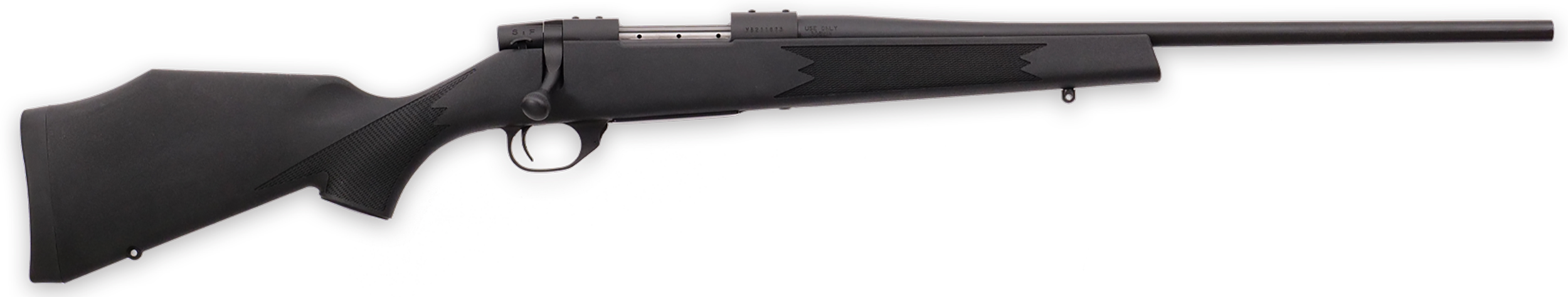 Weatherby Vanguard Synthetic Compact 22-250 Rem 20" 5 Rounds Matte Blued Threaded Barrel