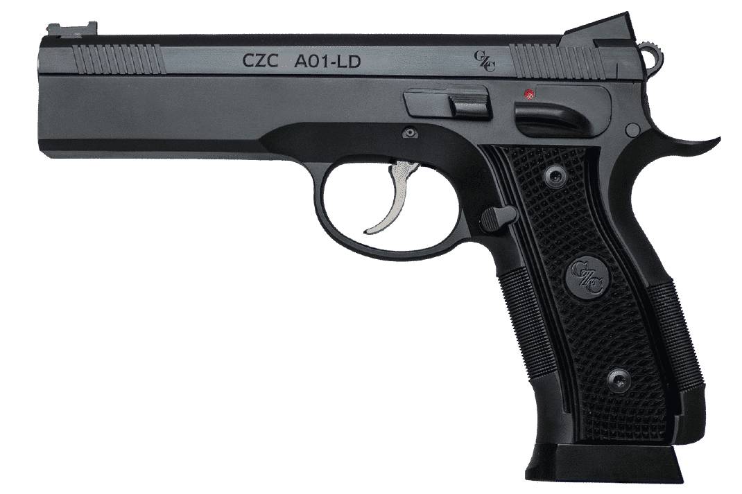 CZ A01-LD 9mm 4.92in 19rd Black Finish Steel Frame
