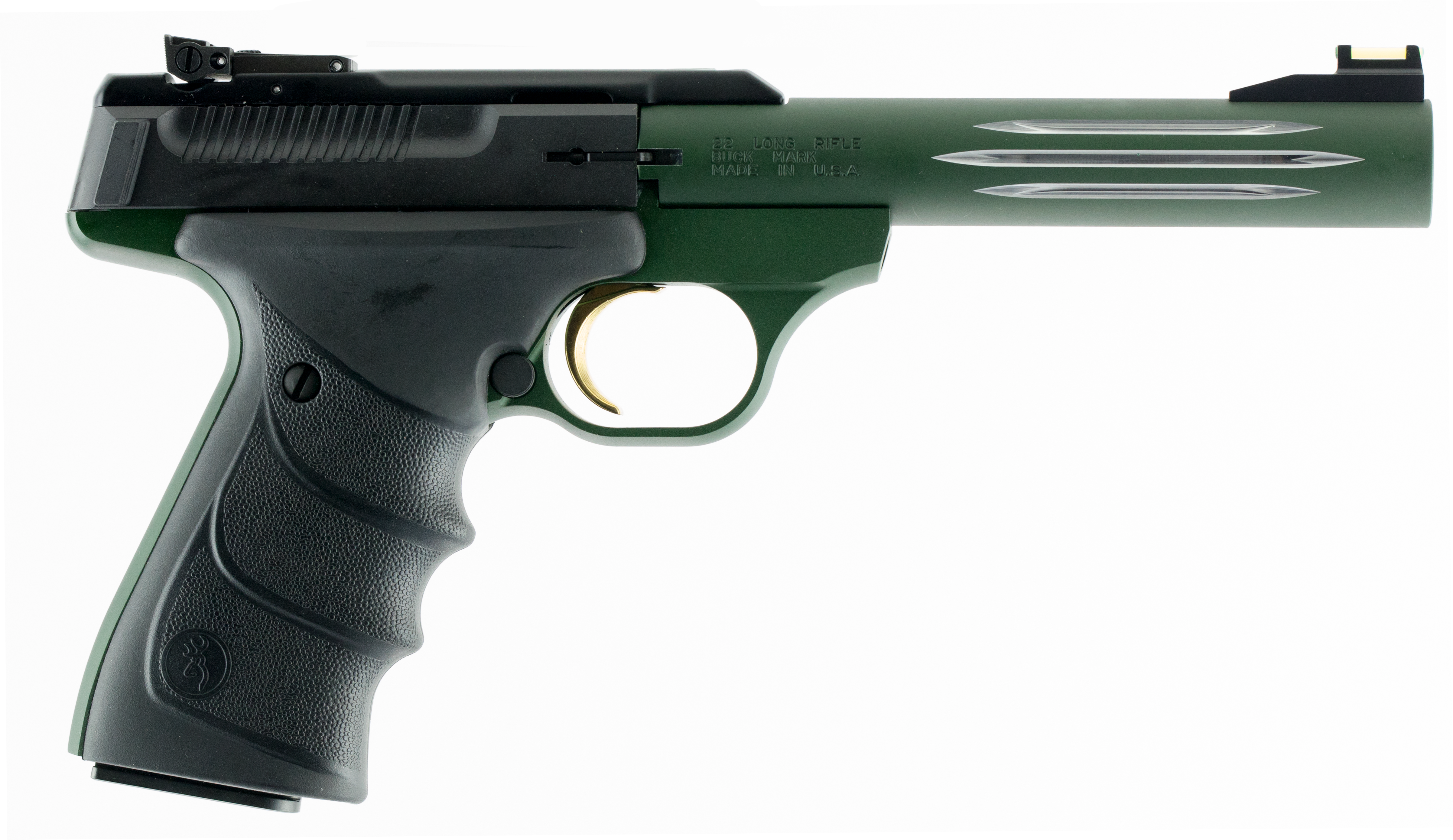 Browning Buck Mark Lite 22 Long Rifle 5.5 Inch 10 Rounds Anodized Green ...-img-1