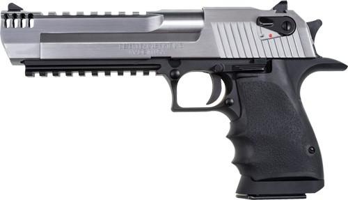 Magnum Research DE44ASIMB Desert Eagle Mark XIX L6 44 Rem Mag 6" 8+1 Black Hardcoat Anodized Aluminum Frame Stainless Steel Slide Black Polymer Grip