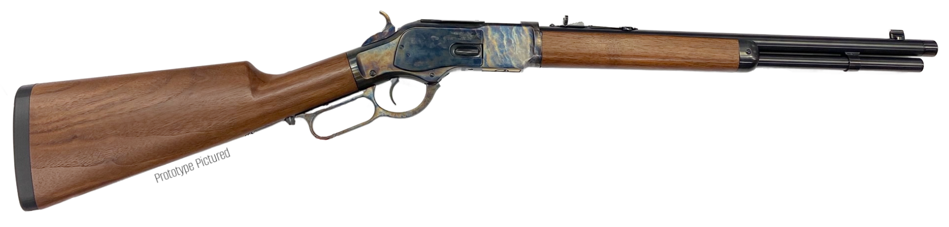 Taylors & Company 240002 1873 TC73 9mm Luger 10+1 18" Blued Threaded Barrel, Color Case Hardened Receiver, Walnut Fixed Stock,