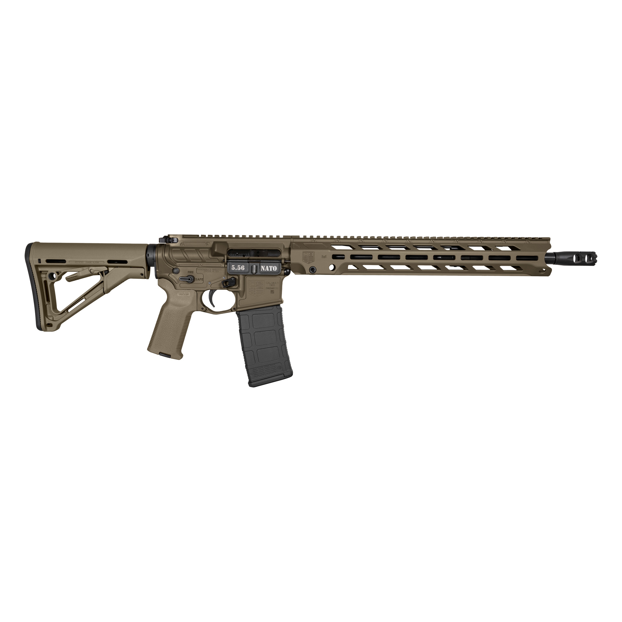 Diamondback Obsidian DB15 5.56 NATO 16in 30+1 OD Green Magpul CTR stock