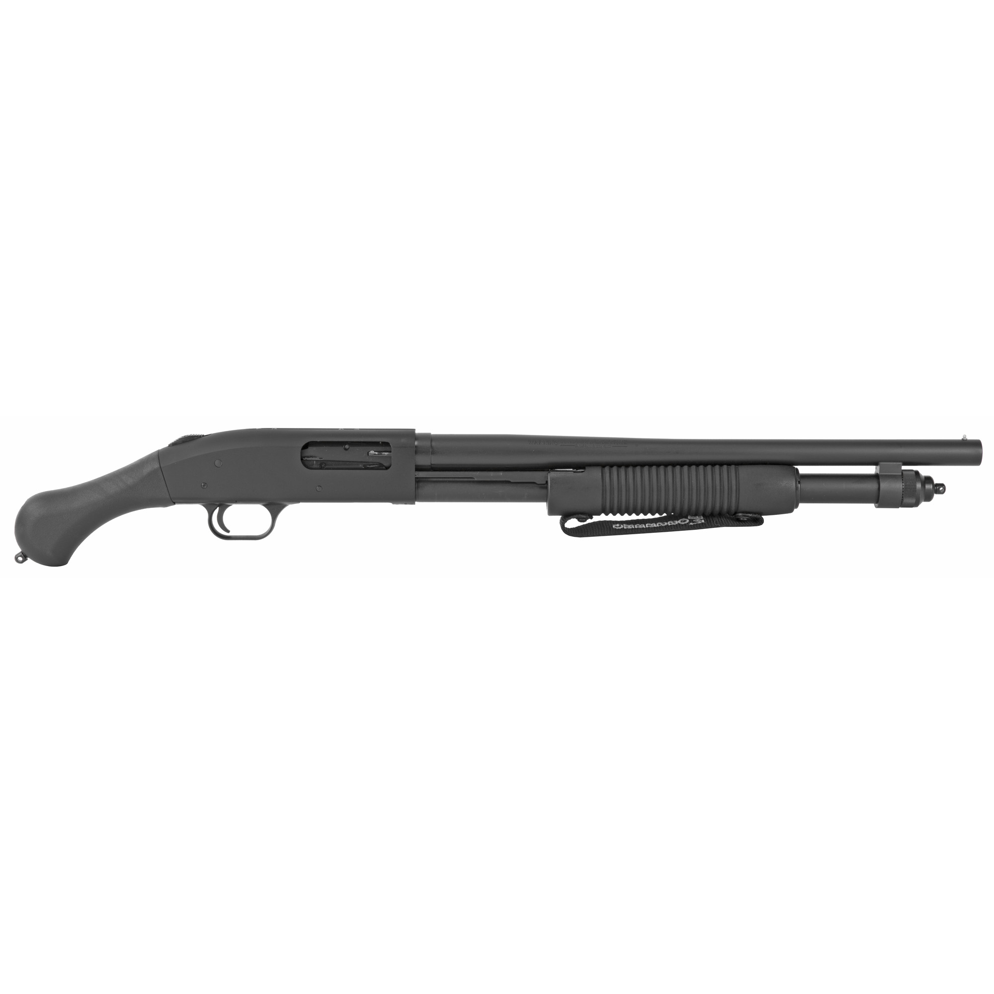 Mossberg 50639 590 Shockwave 12 Gauge Pump 3" 6+1 18.50" Matte Blued Heavy-Walled Barrel, Drilled & Tapped Matte Blued Stainless Steel Receiver, Black Raptor Birdshead Grip