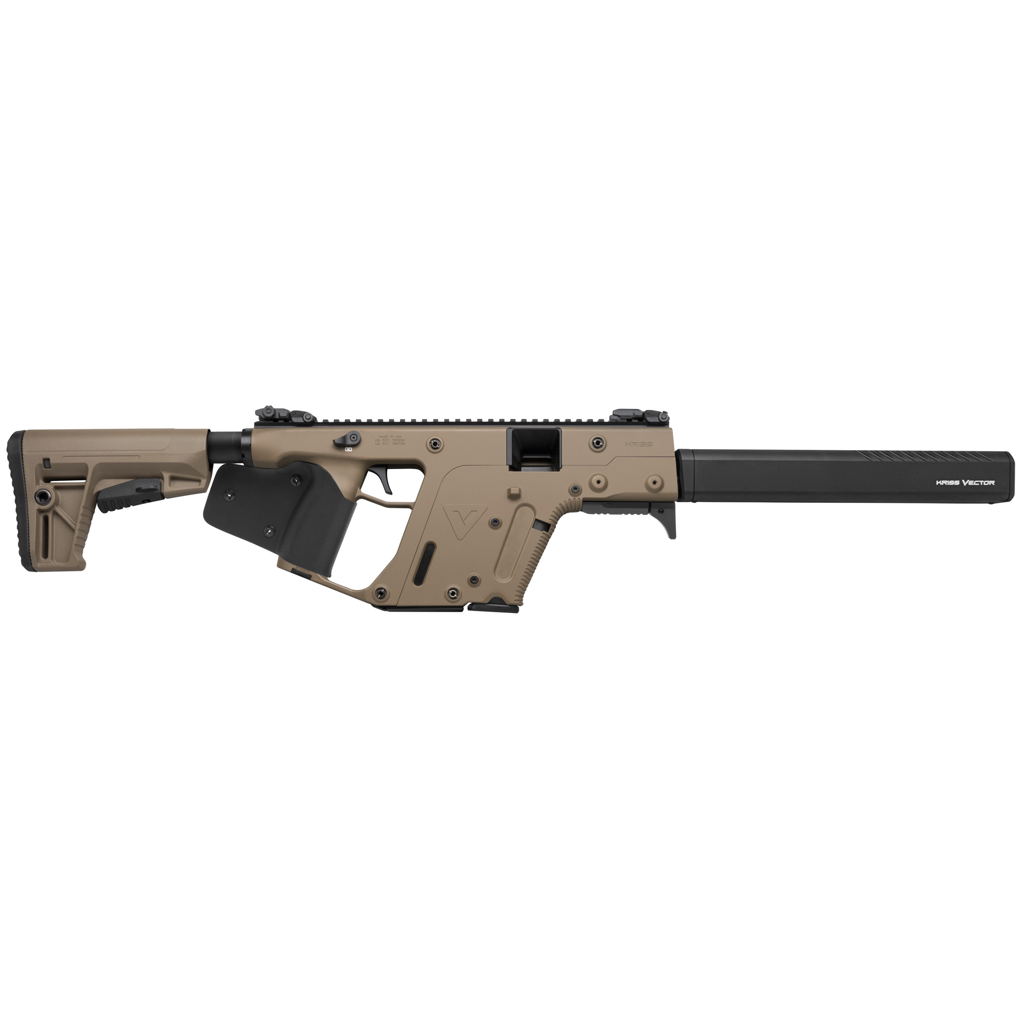 Kriss Vector CRB G2 9mm Luger 16" 10 Rounds Flat Dark Earth Cerakote