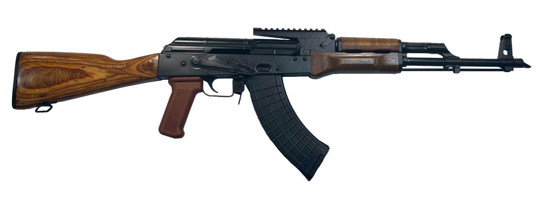 Pioneer Arms Forged Trunnion Sporter Elite AK-47 Rifle - Black | 7.62x39 | 16" Barrel | 30rd | Laminated Wood Furniture | w/ Built-in Optic Rail