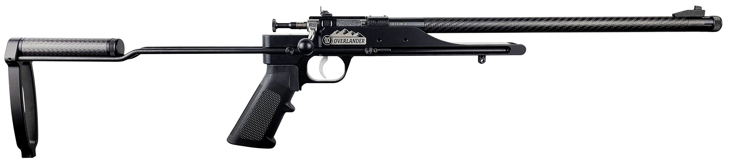 Keystone Precision Overlander Rifle 22 LR 16 in. Black w- Carbon Stock ...