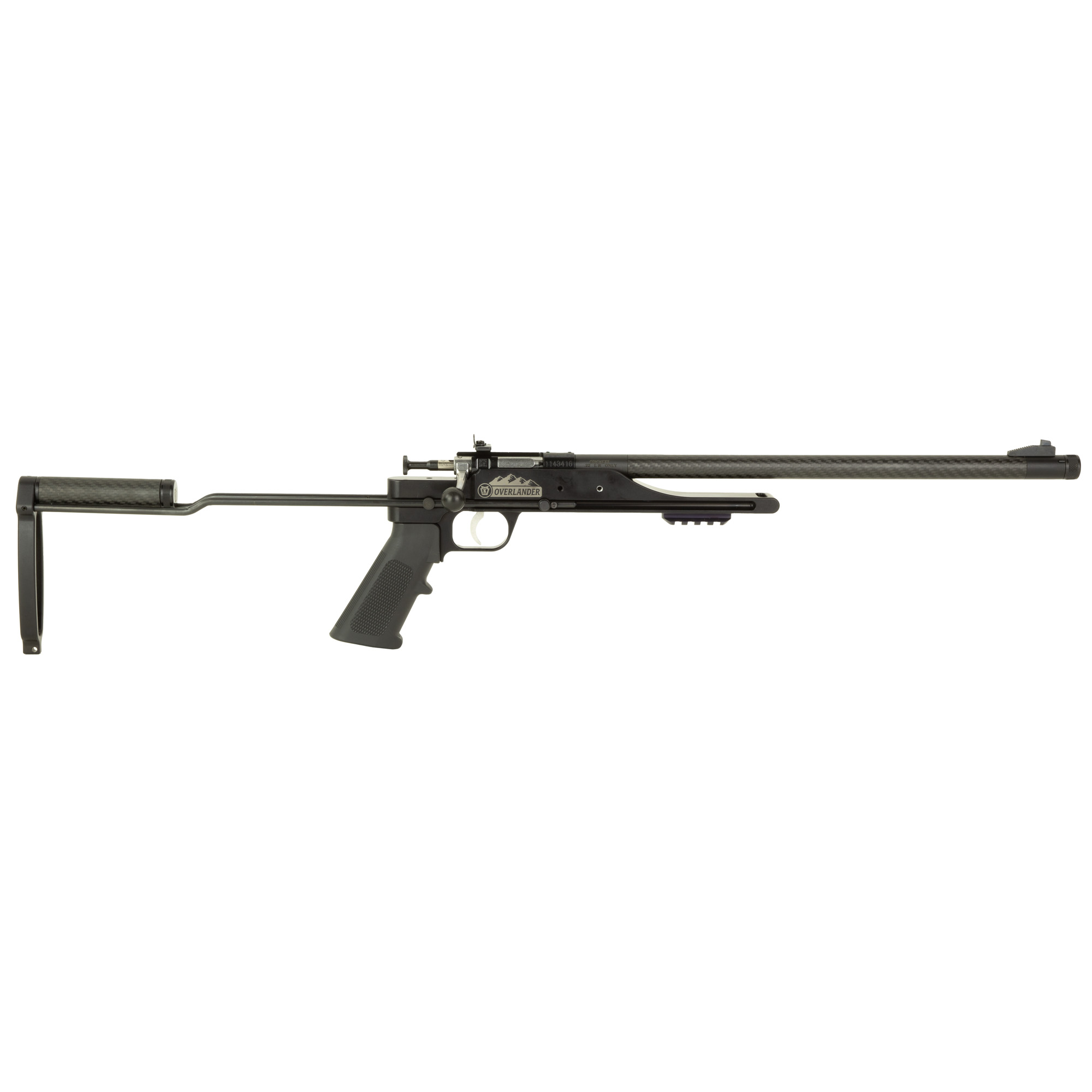 Keystone Precision Overlander Rifle 22 LR 16 in. Black w/ Carbon Stock