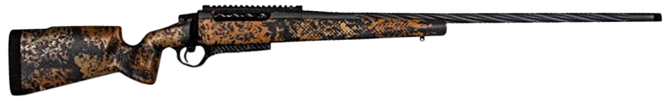 Seekins Precision 0011710157DS Havak PH2 Full Size 6.8 Western 3+1 24" Charcoal Gray Fluted/Threaded Barrel, Black Picatinny Rail Stainless Steel Receiver, Desert Shadow Camo Fixed Synthetic Stock