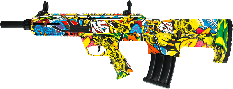 Tokarev USA TBP 12 Bullpup, 12GA, 18.5in. Barrel, 5rd, Graffiti Camo - Urban Camo (21000173)