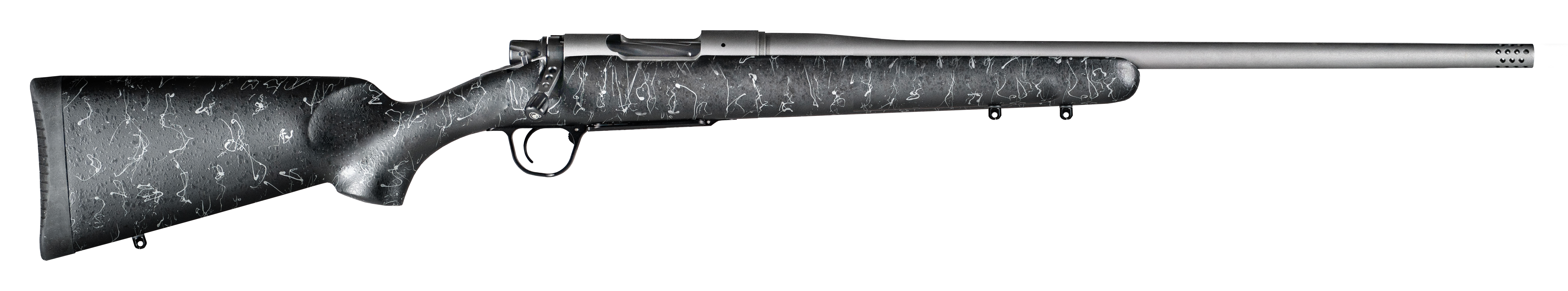 Christensen Arms CA10280413411 Mesa  308 Win 4+1 22" Threaded Barrel, Tungsten Gray Cerakote, Black with Gray Webbing Stock