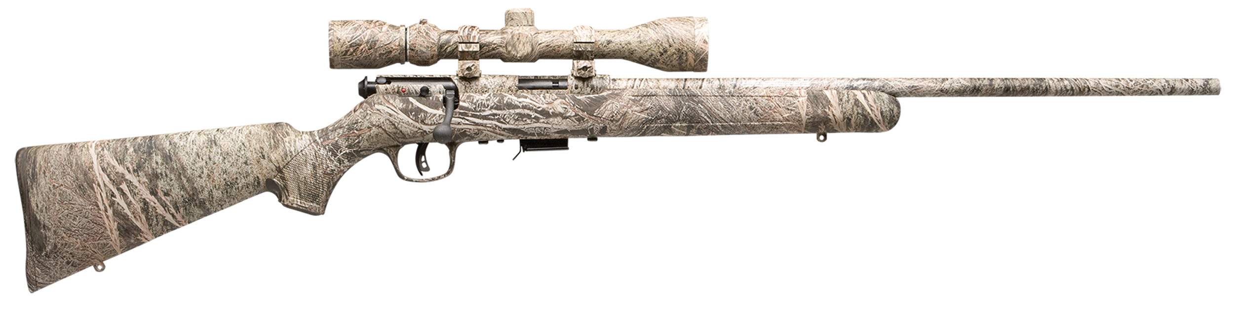 Savage 93R17 XP Rifle 17 HMR 21 Inch 5 Round Brush Camo