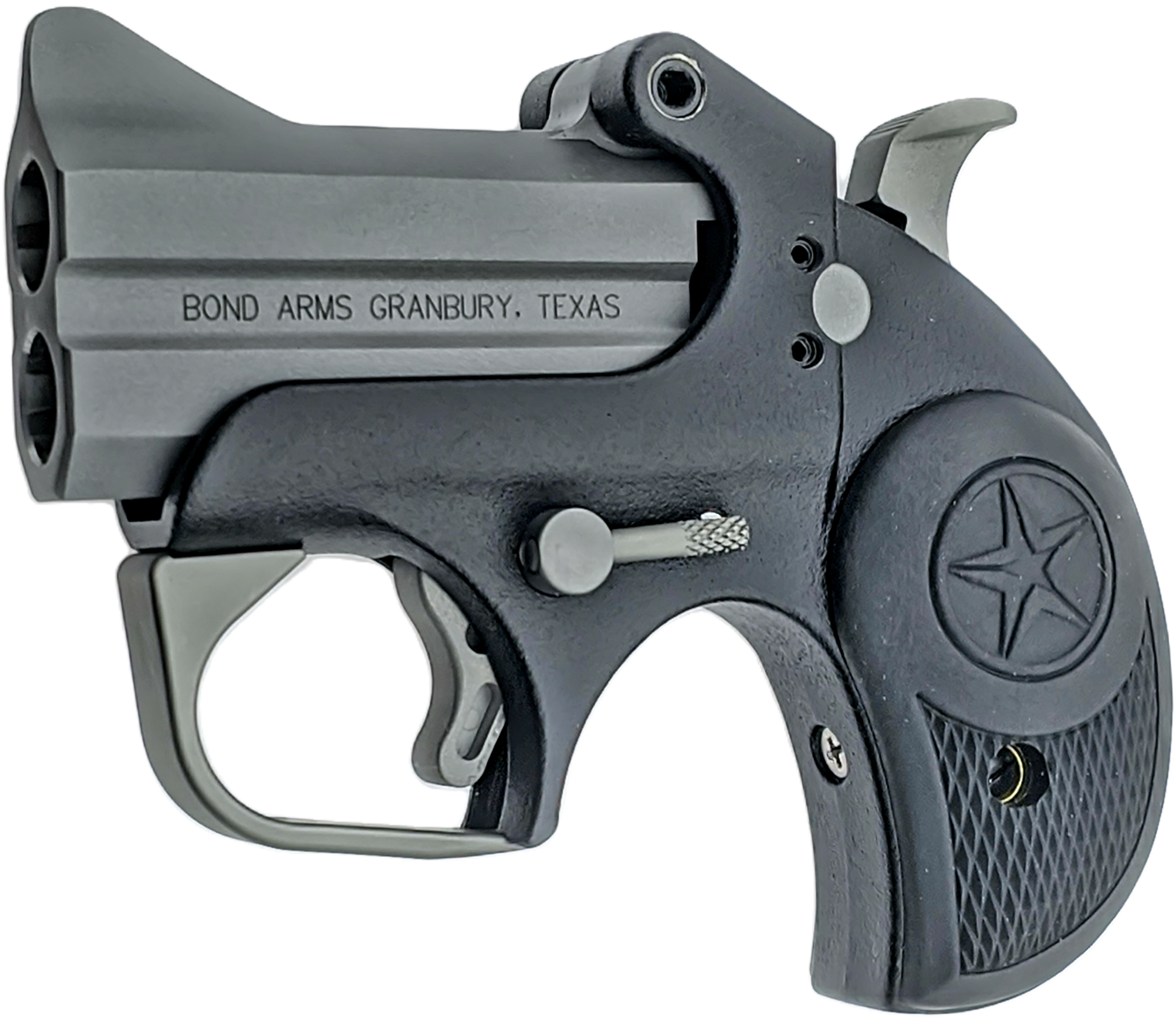 Bond Arms BABU Backup Original 9mm Luger 2rd Shot 2.50" Bead Blasted/Anti-Glare Textured Black Rubber Grips