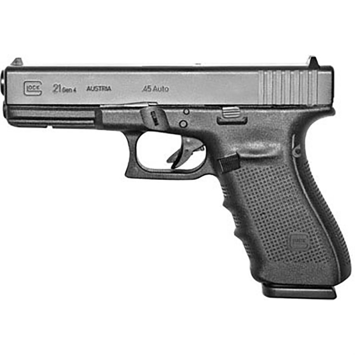 Glock G21 Gen 4 45 ACP 4.61 Inch Barrel 10 Round Polymer Blued