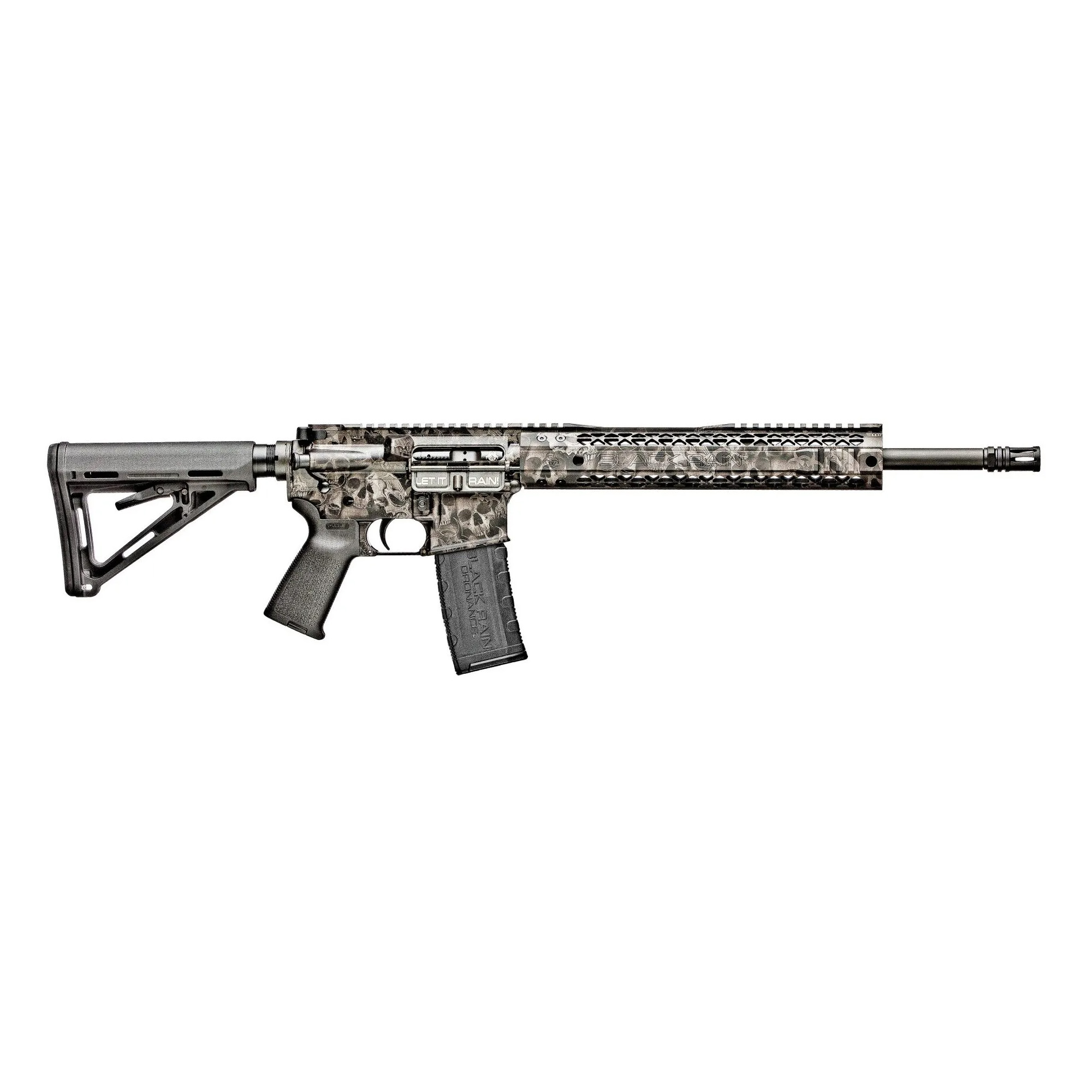 Black Rain Ordnance Spec+ Black Skulls Crypt Rifle 5.56mm 30rd Magazine 16" Barrel