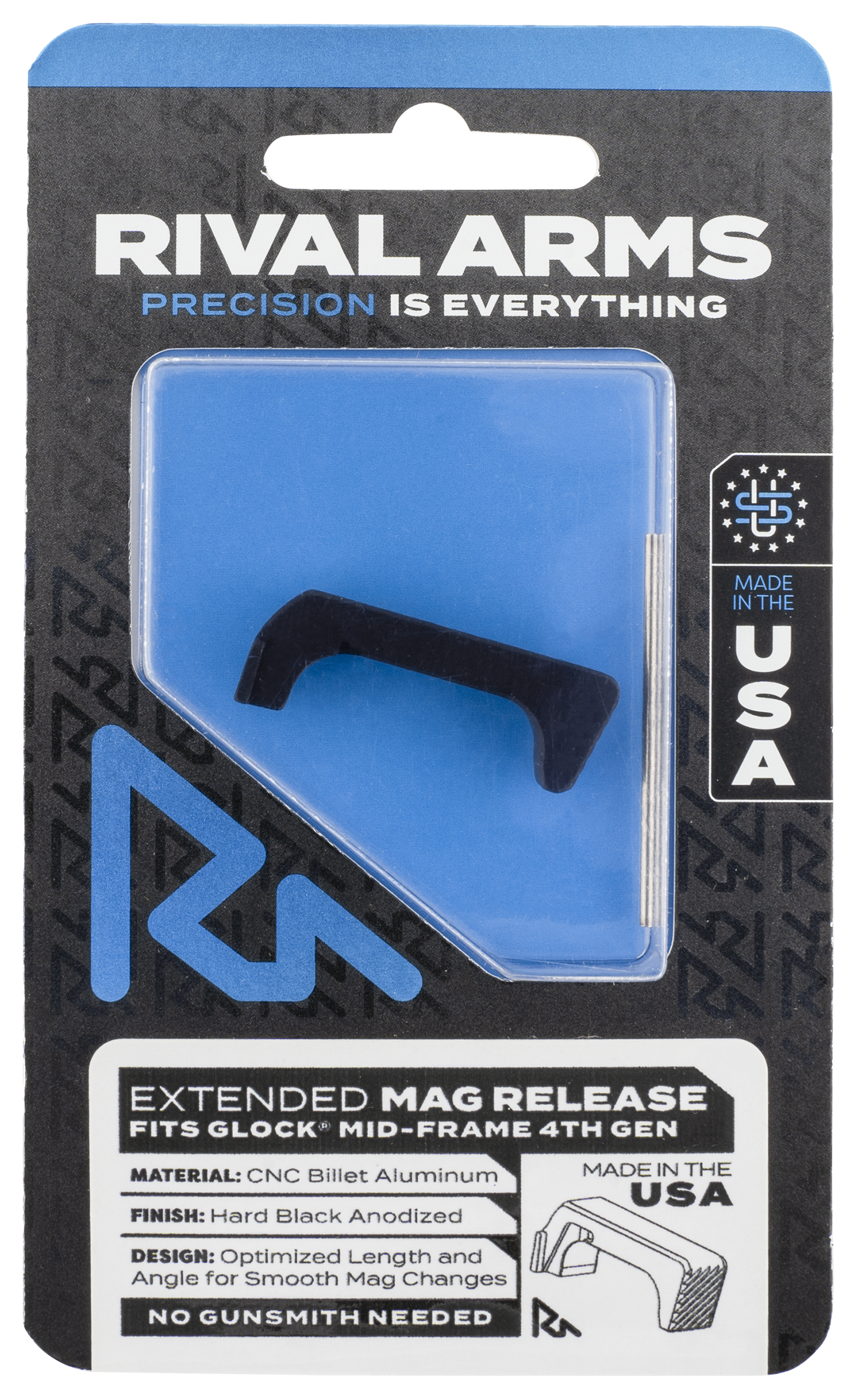 Rival Arms Glock Gen4 Extended Aluminum Magazine Release