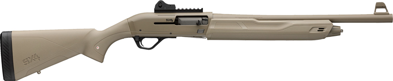 Winchester SX4 Defender 12 Gauge 18.5 in 4 Rounds Flat Dark Earth Semi-Auto Shotgun
