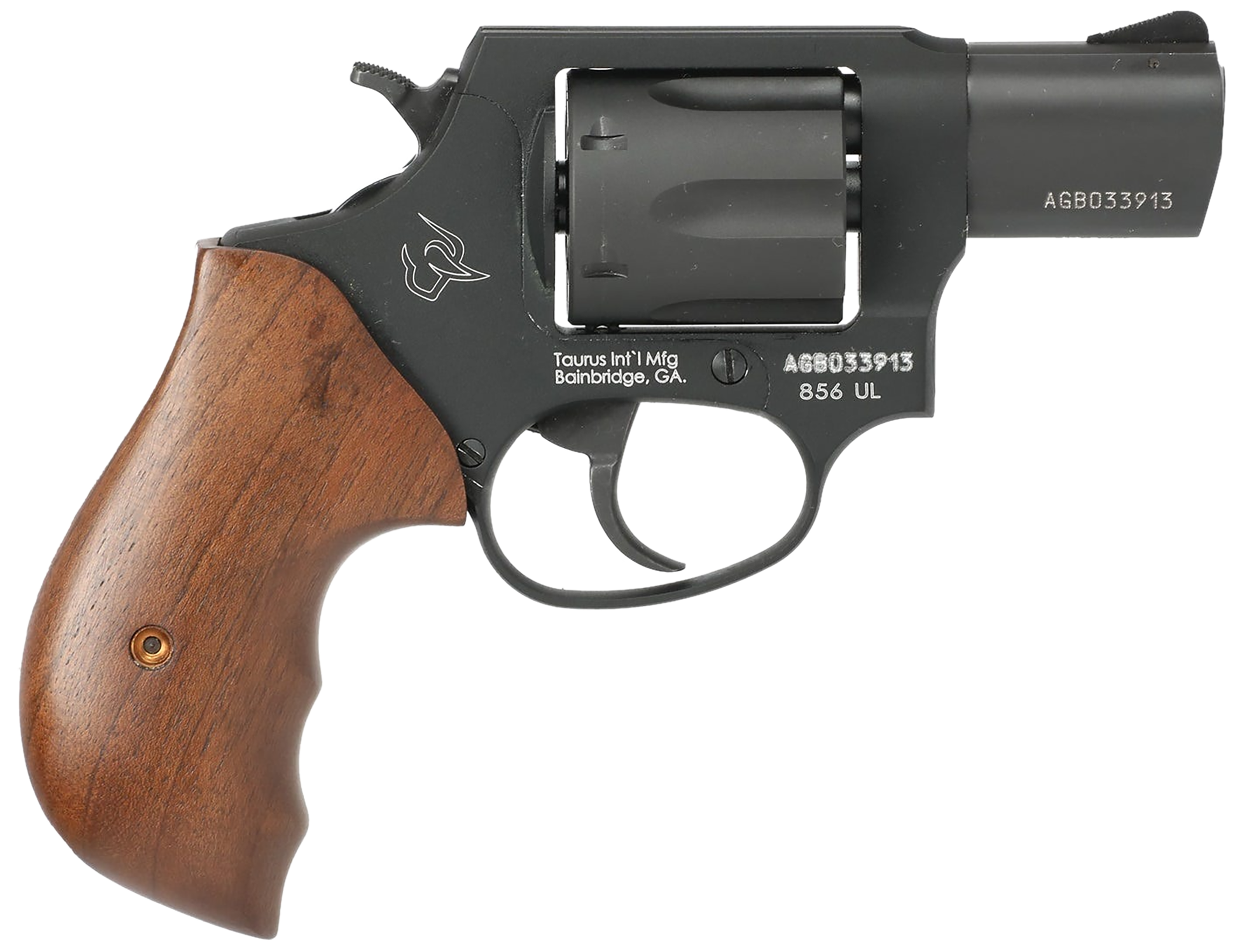 Taurus 856 Ultra-Lite 38 Special 2 Inch 6 Rounds Matte Carbon Steel Walnut Grip