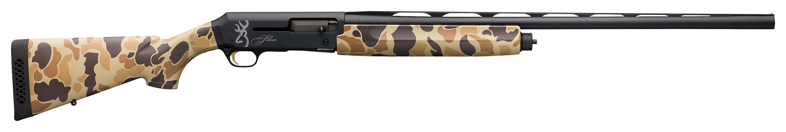 Browning Silver Field 12 Gauge 28in 4rd Auric Vintage Tan Camo Finish