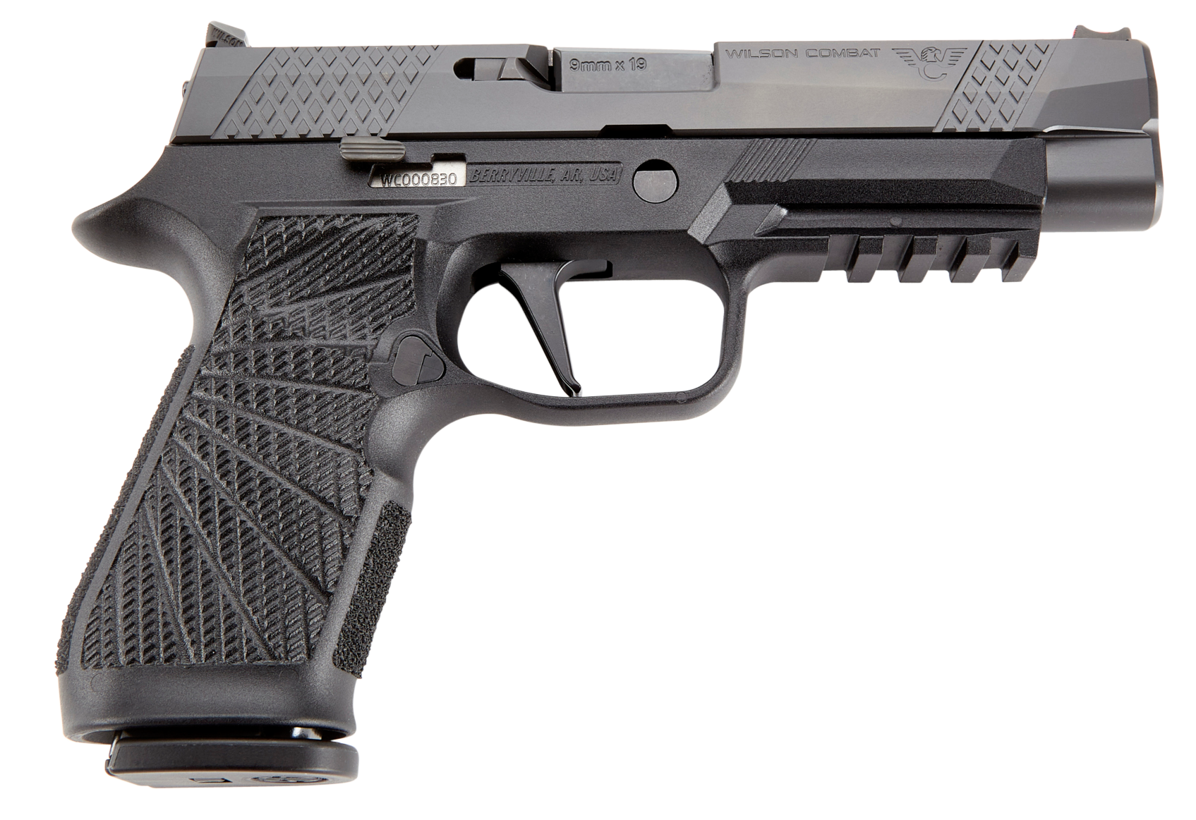 Wilson Combat P320 9mm Luger 4.7 Inch 17 Rounds Chrome Moly Barrel DLC Finish