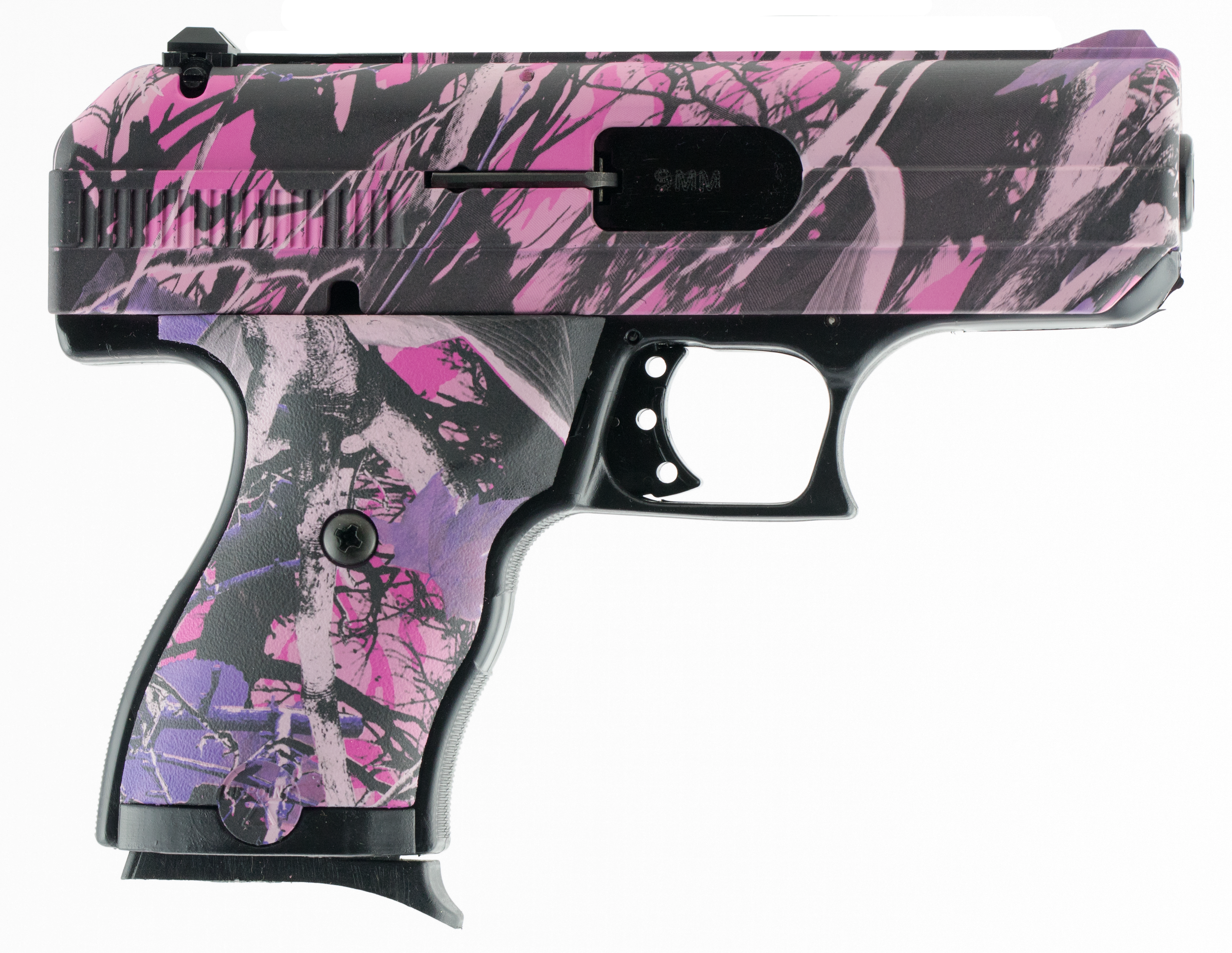 Hi-Point 916PI C9 9mm Luger 3.50" 8-Round Hydro-Dipped Pink Camo-img-0