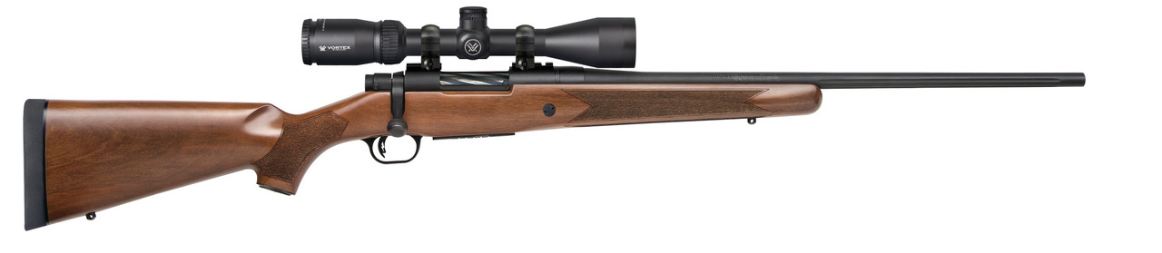 Mossberg Patriot 243 Winchester 22 inch 5+1 Walnut Blued Finish Right Hand